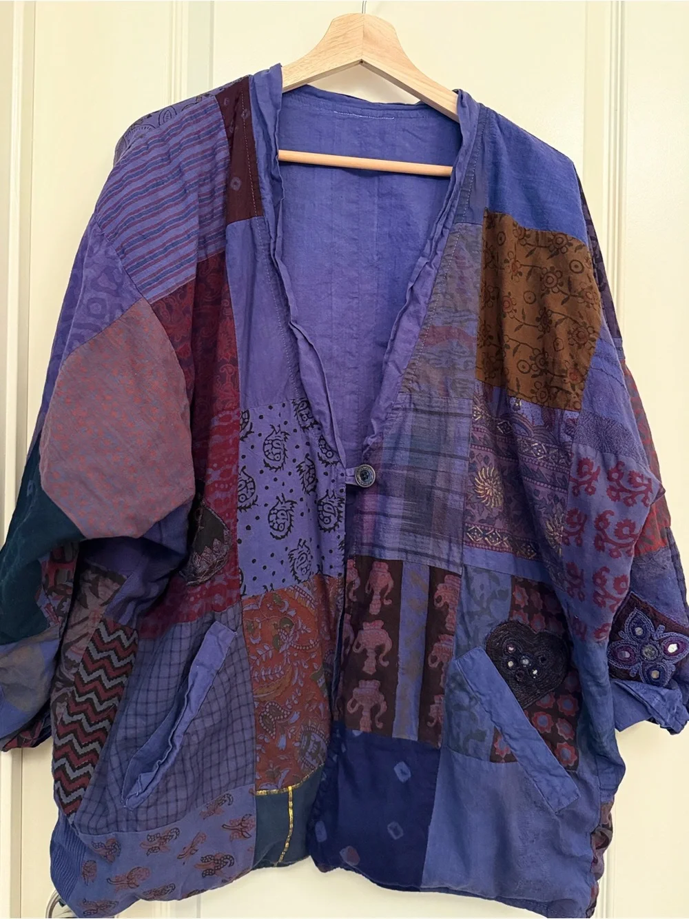 Vintage Reversible Patchwork Jacket
